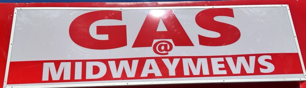Gas @ Midway Mews store signage